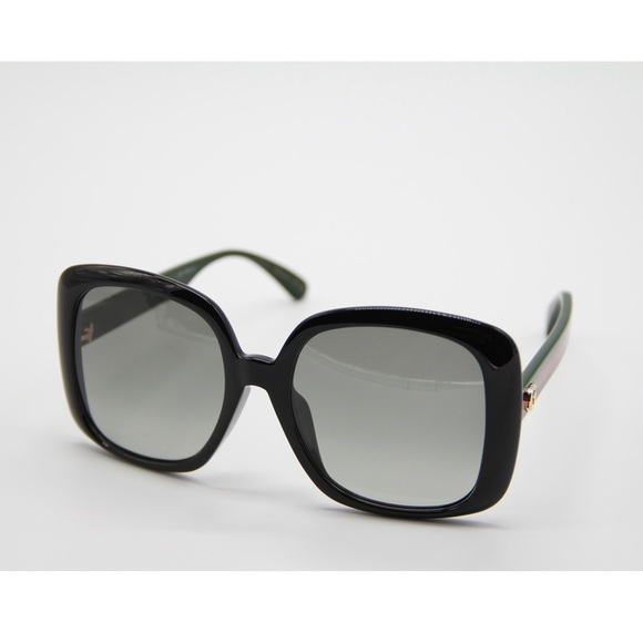 NEW GUCCI GG0714SA 001 SQURE BLACK GREY SUNGLASSES GUCCI - Picture 5 of 13